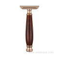 men bamboo handle safety razor double edge razors